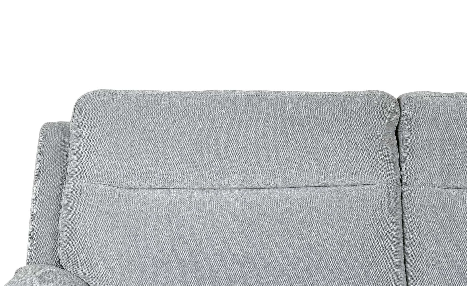 Avila trosjed s 2 elek. relax funkcije 205x98x102 cm svijetlo siva