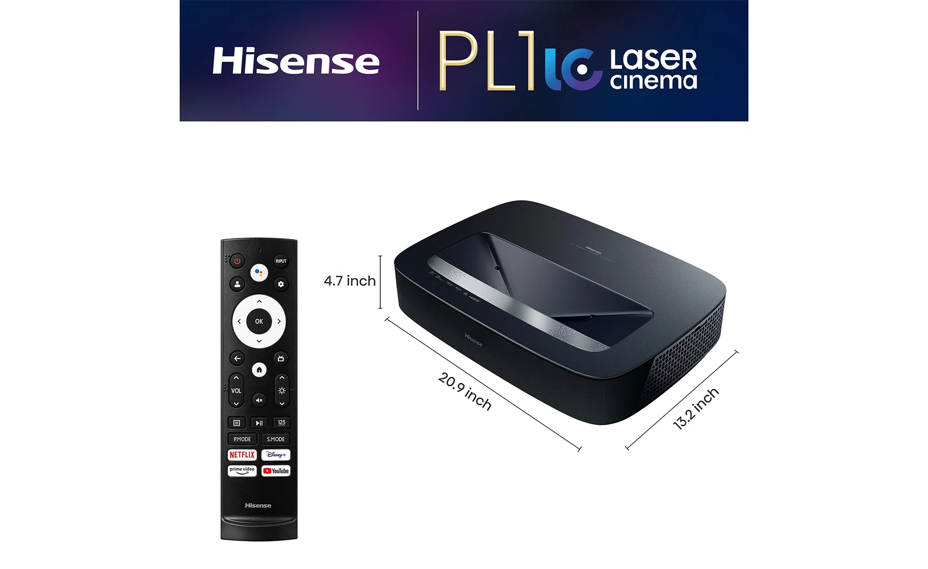 Hisense PL1 smart laser cinema projektor