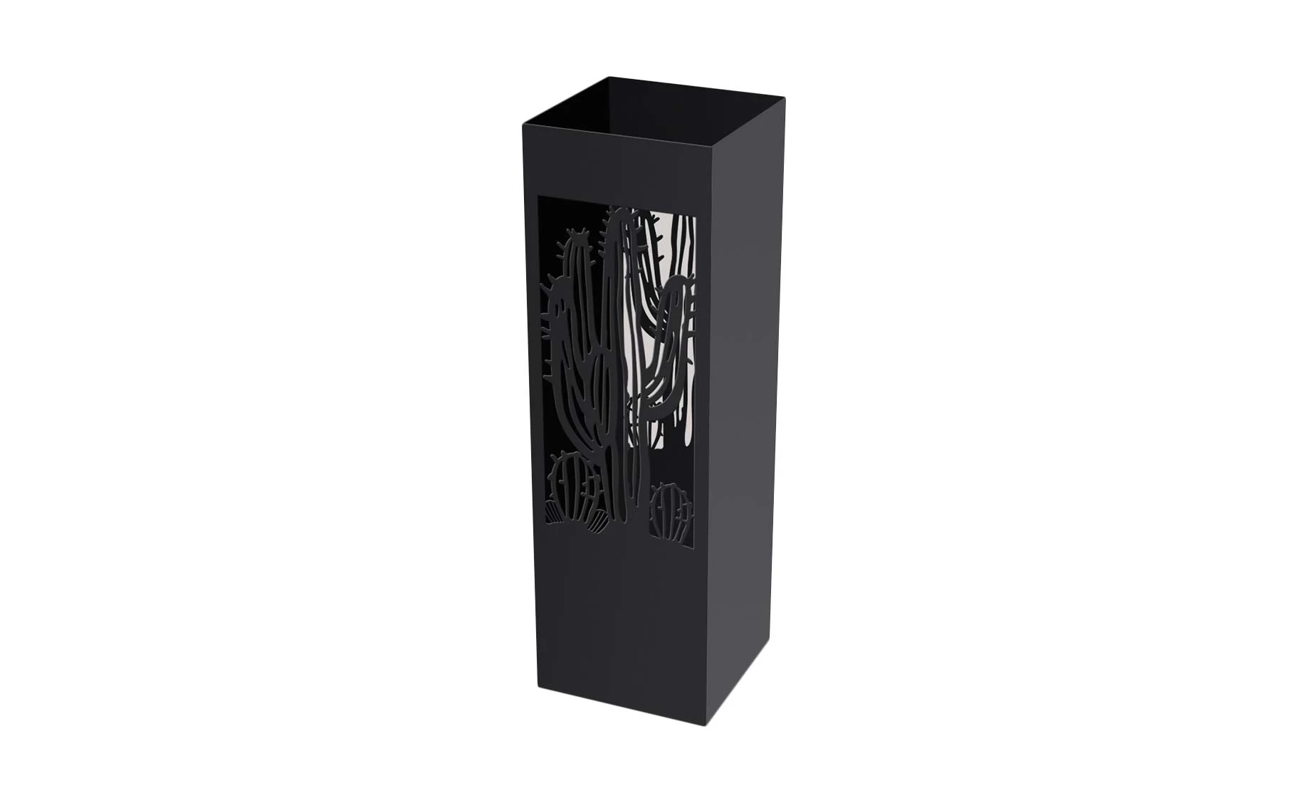 Stalak za kišobrane Cactus 15,5x15,5x49cm crni
