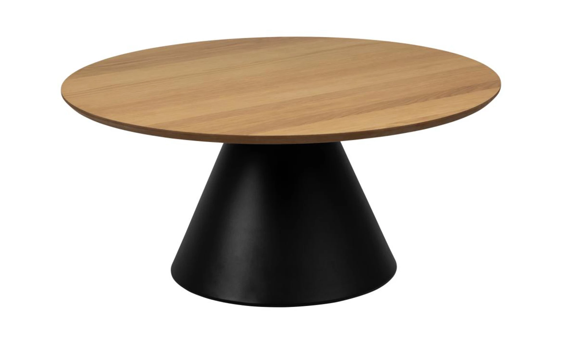 Soli klub sto D85x40 cm natur / čelik