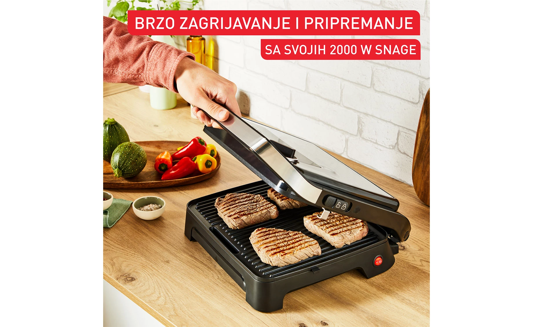 Tefal GC272D10 pekač sendviča i roštilj
