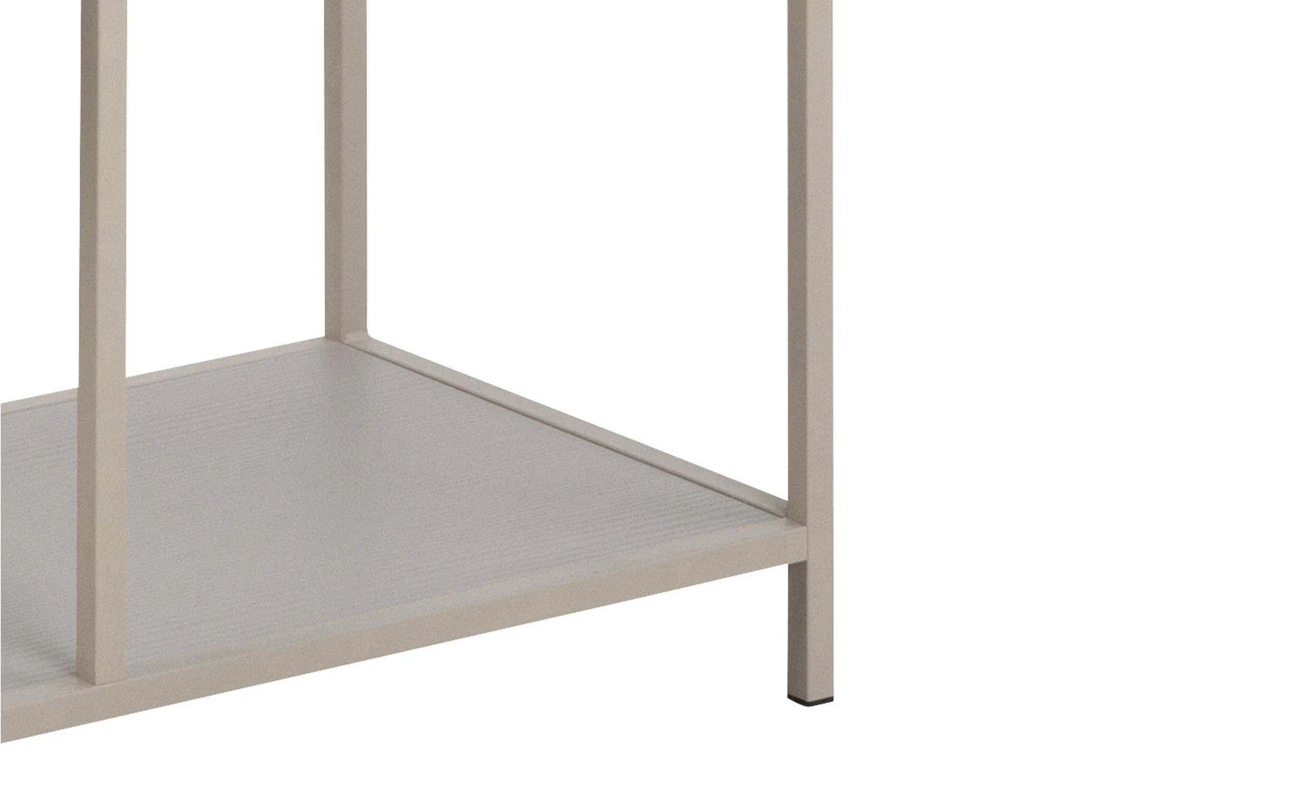 Seaford polica 77x35x185 cm siva