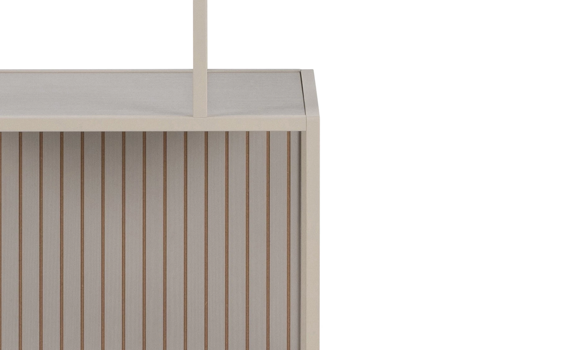 Seaford polica 77x35x185 cm siva