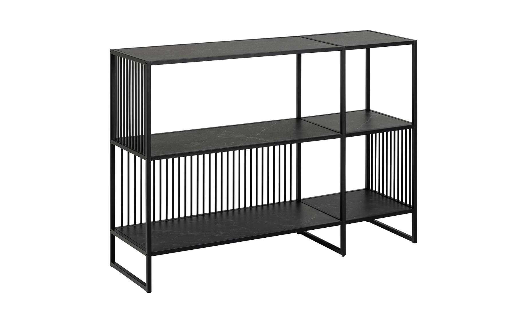 Strington polica 120x35x83 cm crna