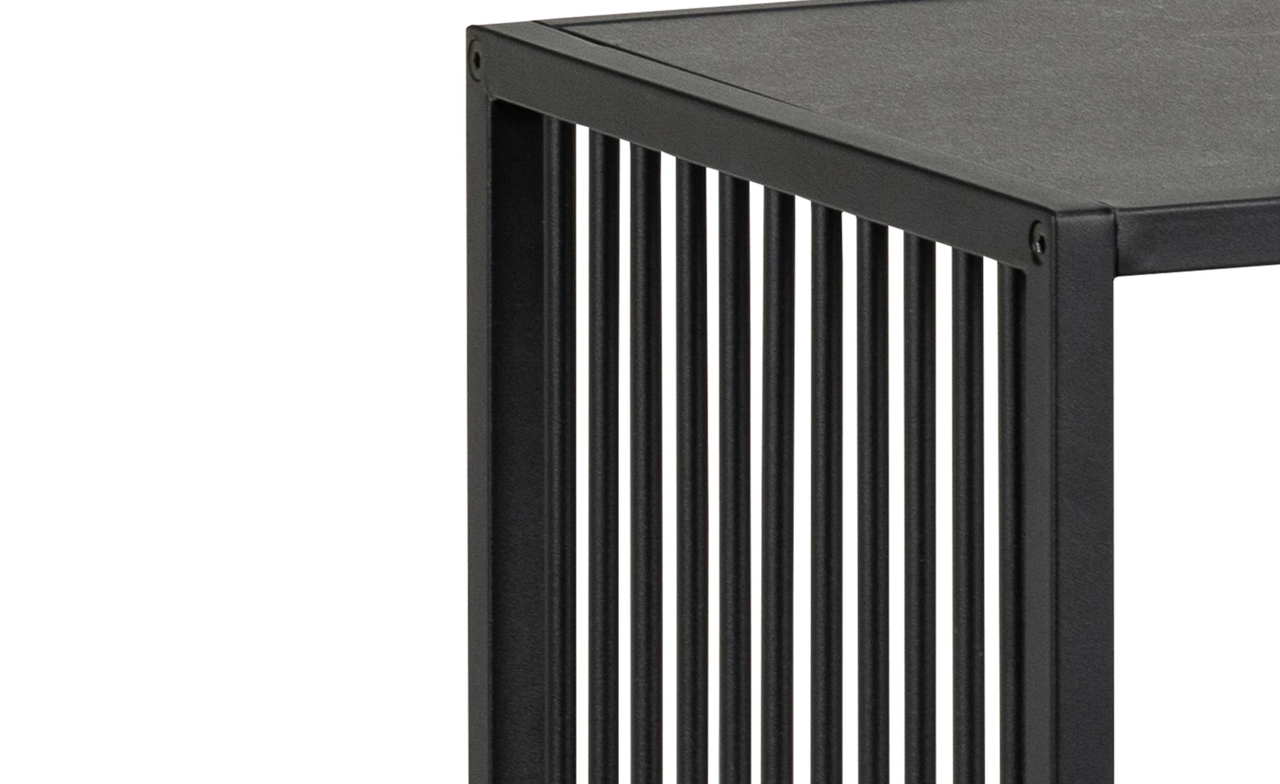 Strington polica 120x35x83 cm crna