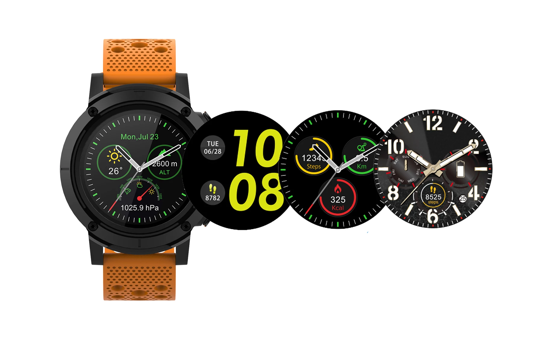Denver SW-510 fitnes smartwatch , narančasti