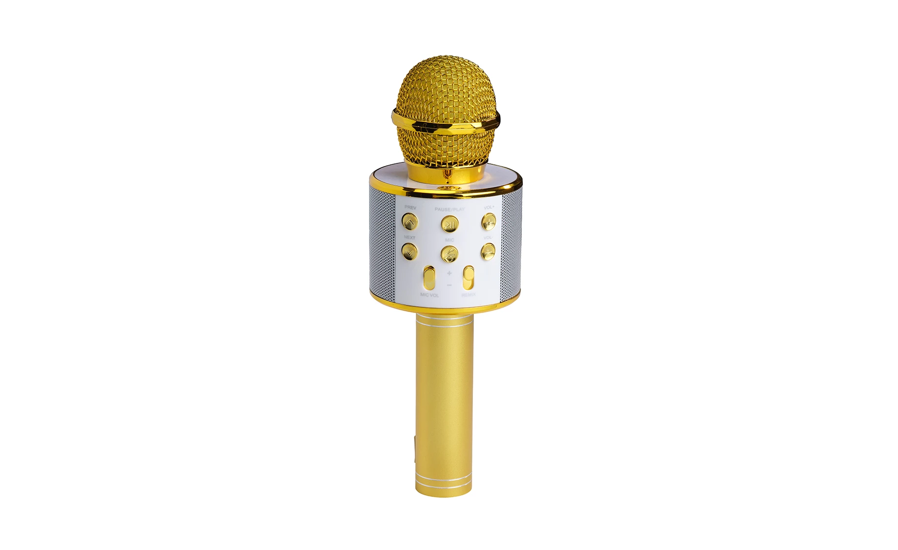 Denver KMS-20 bluetooth karaoke mikrofon/zvučnik , gold