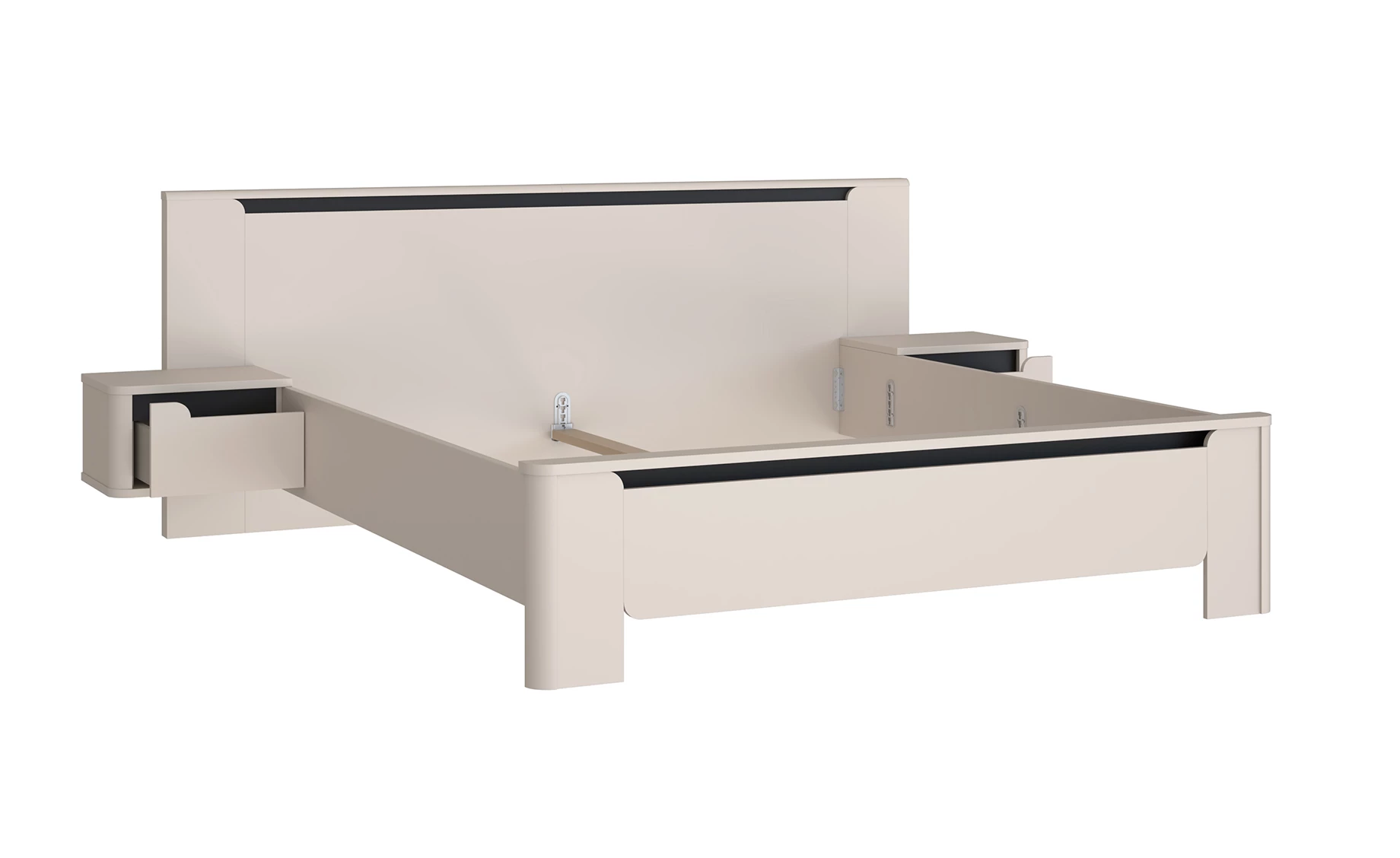 Vodol set krevet+2 noć.ormarića 277x219x94 cm