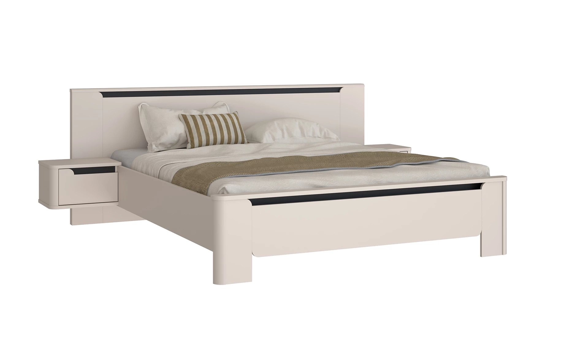 Vodol set krevet+2 noć.ormarića 277x219x94 cm