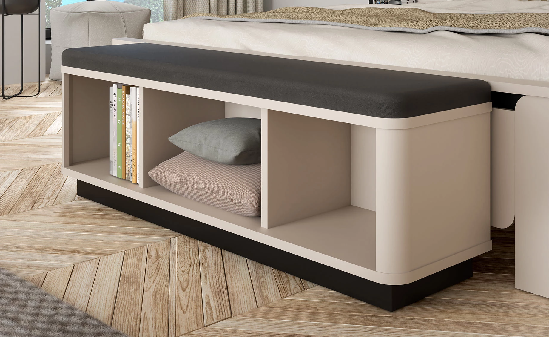 Vodol klupa 3 otvora 136x35x47 cm