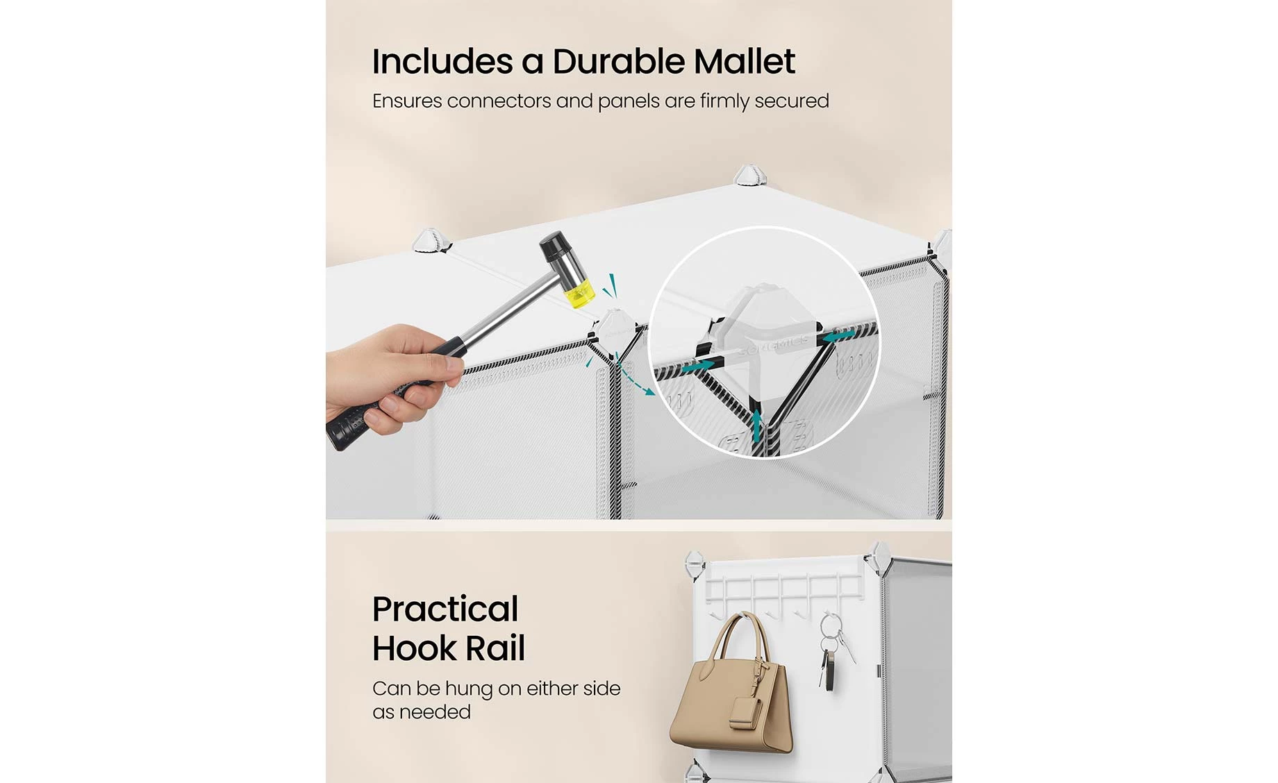 Stalak za odlaganje obuće sa 6 fioka Jon 82x32x92cm beli