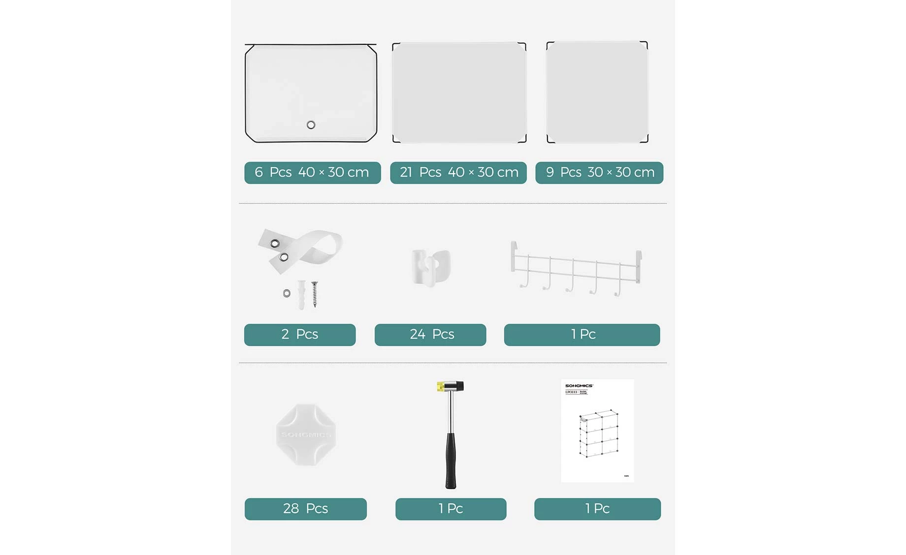 Stalak za odlaganje obuće sa 6 fioka Jon 82x32x92cm beli