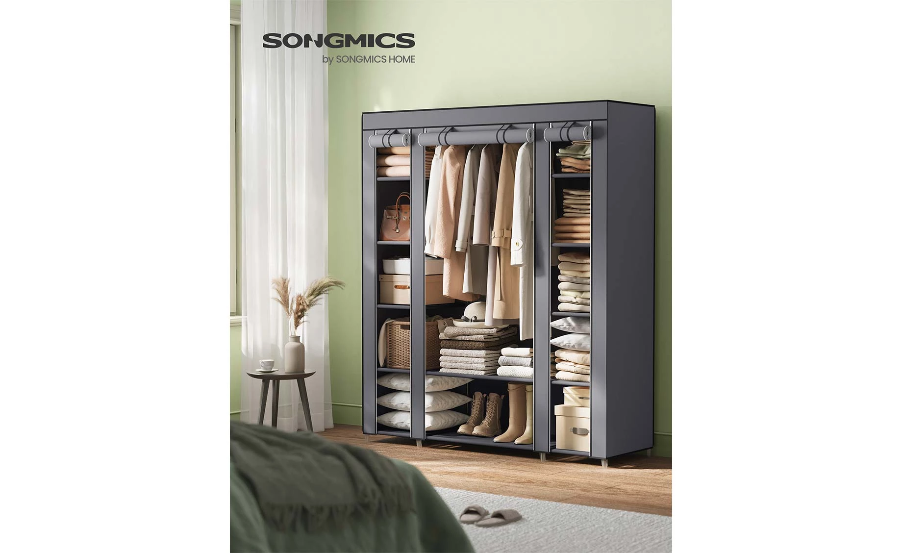 Kutija ormar za odeću Eliot 150x45x175cm siva