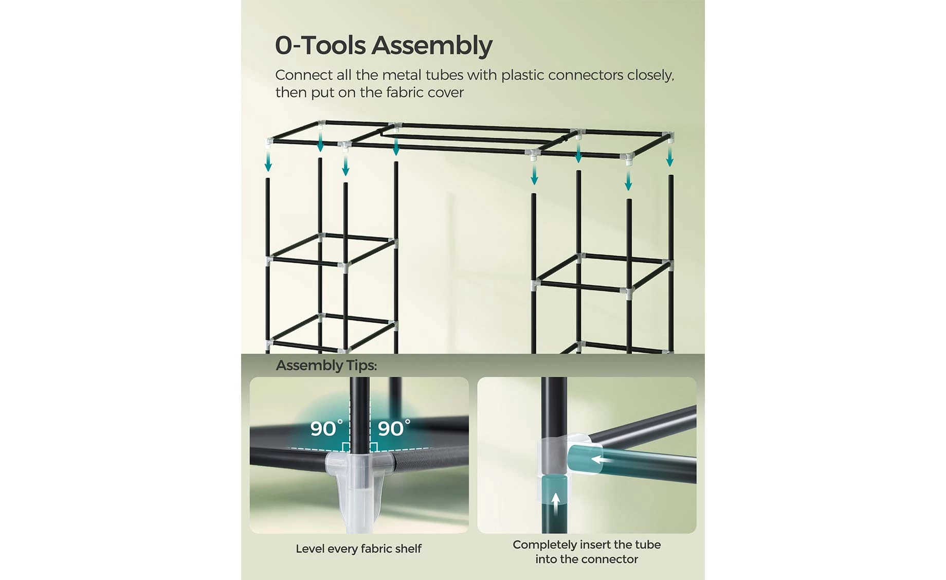 Kutija ormar za odeću Eliot 150x45x175cm siva