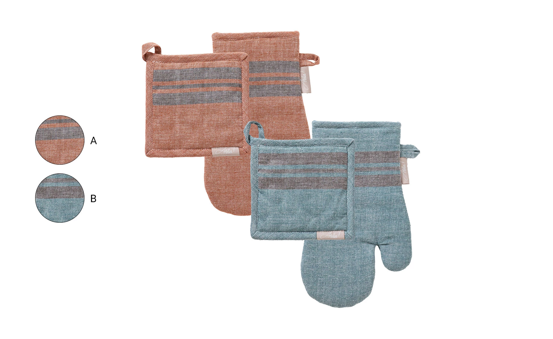 Kuhinjski set 2/1 Stripes više boja