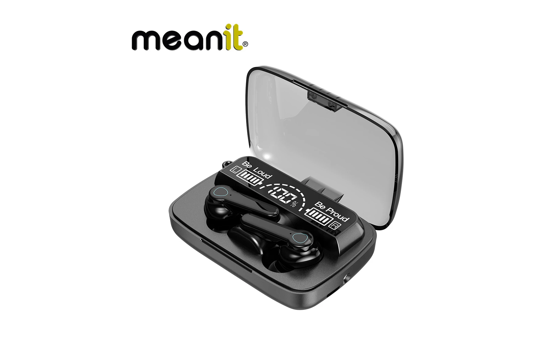 Meanit TWS B400 bluetooth slušalice , crne