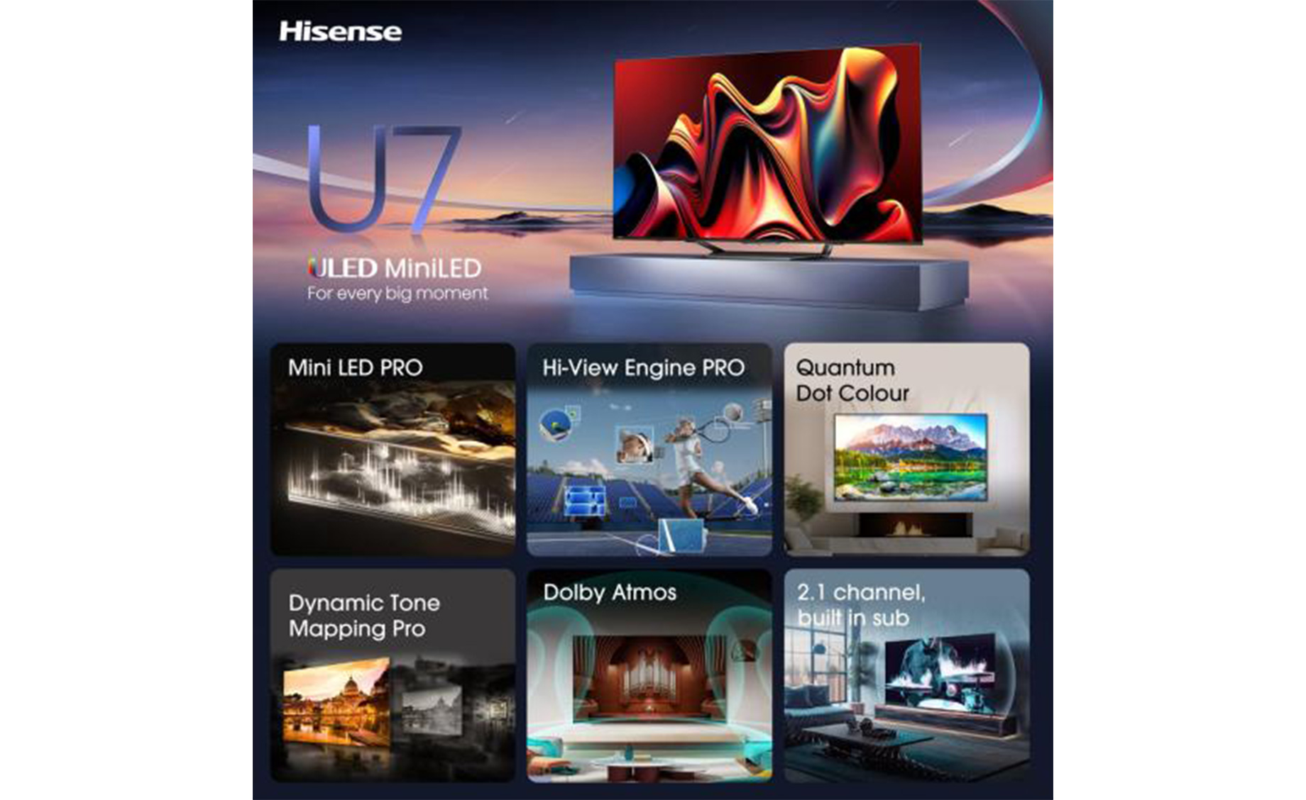 Hisense 75U7NQ televizor