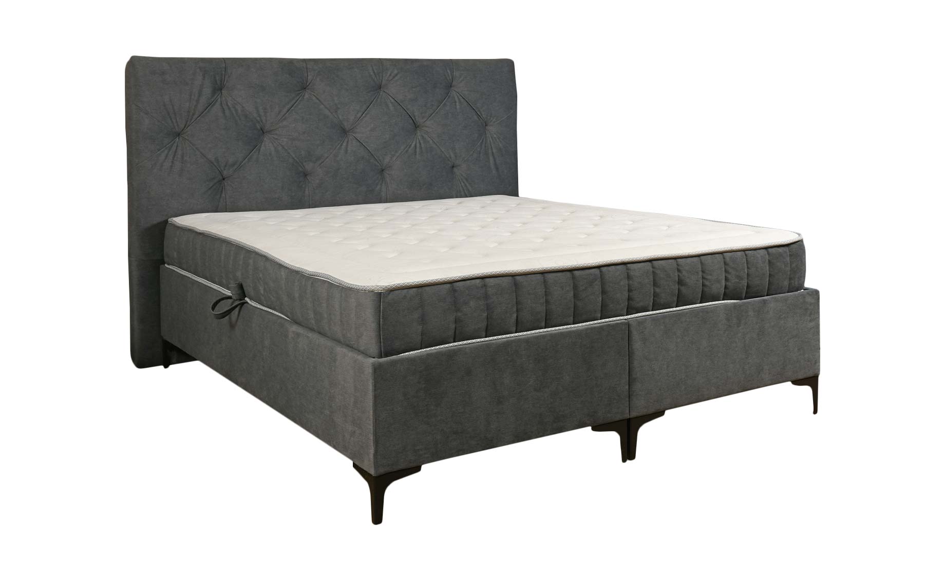 Watford krevet sa prostorom za odlaganje 182x217x126 cm sivi