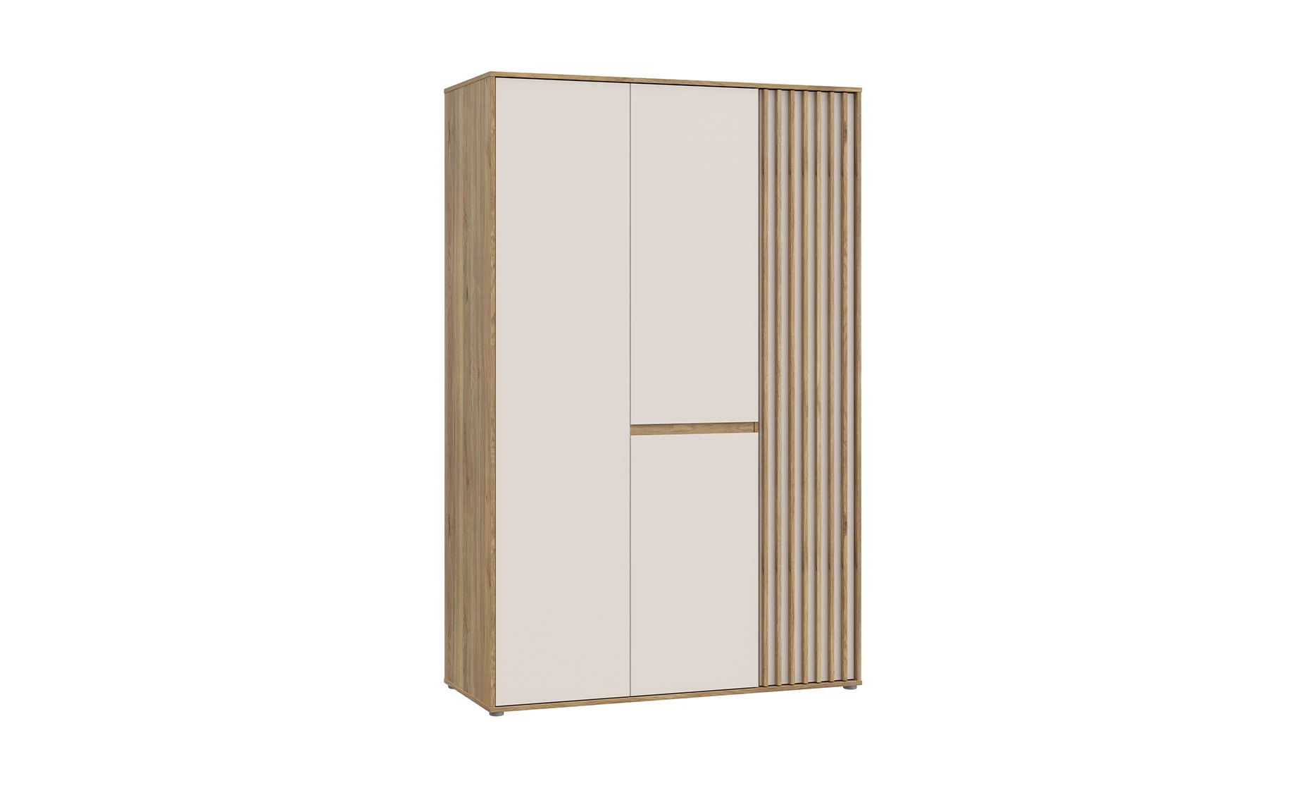 Eliston ormar 3 vrata 128,7x54x200 cm pesak/mauvella hrast