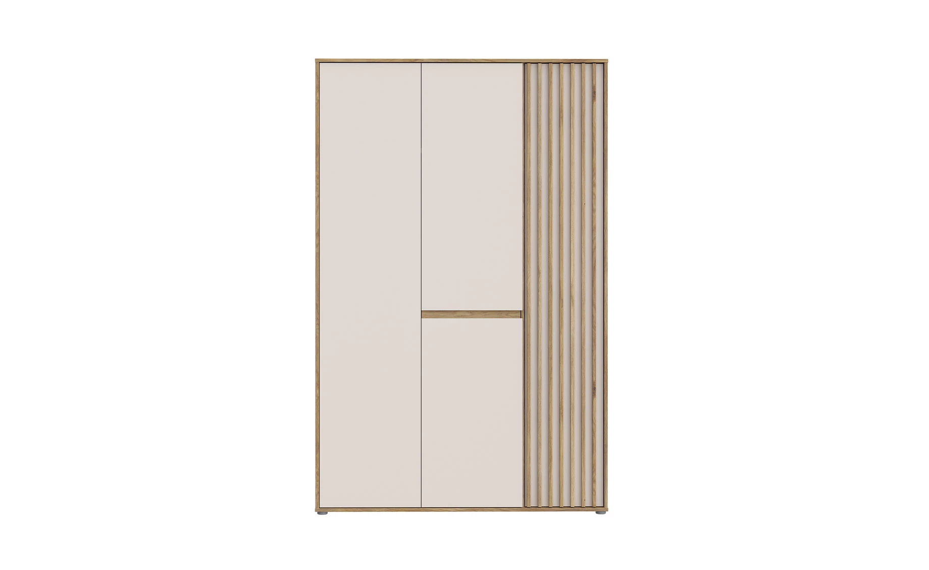 Eliston ormar 3 vrata 128,7x54x200 cm pesak/mauvella hrast