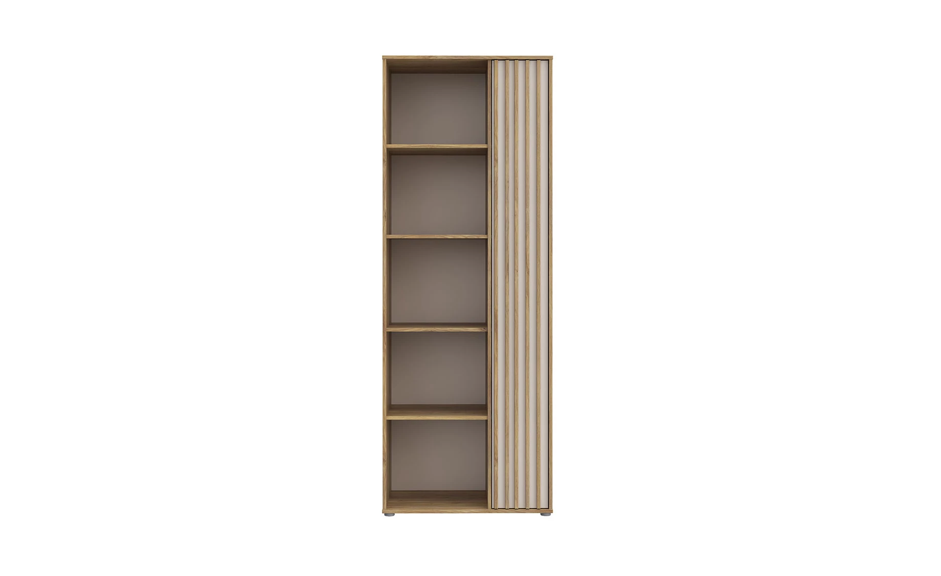 Eliston polica 1 vrata 74x54x200 cm pesak/mauvella hrast univerzalna