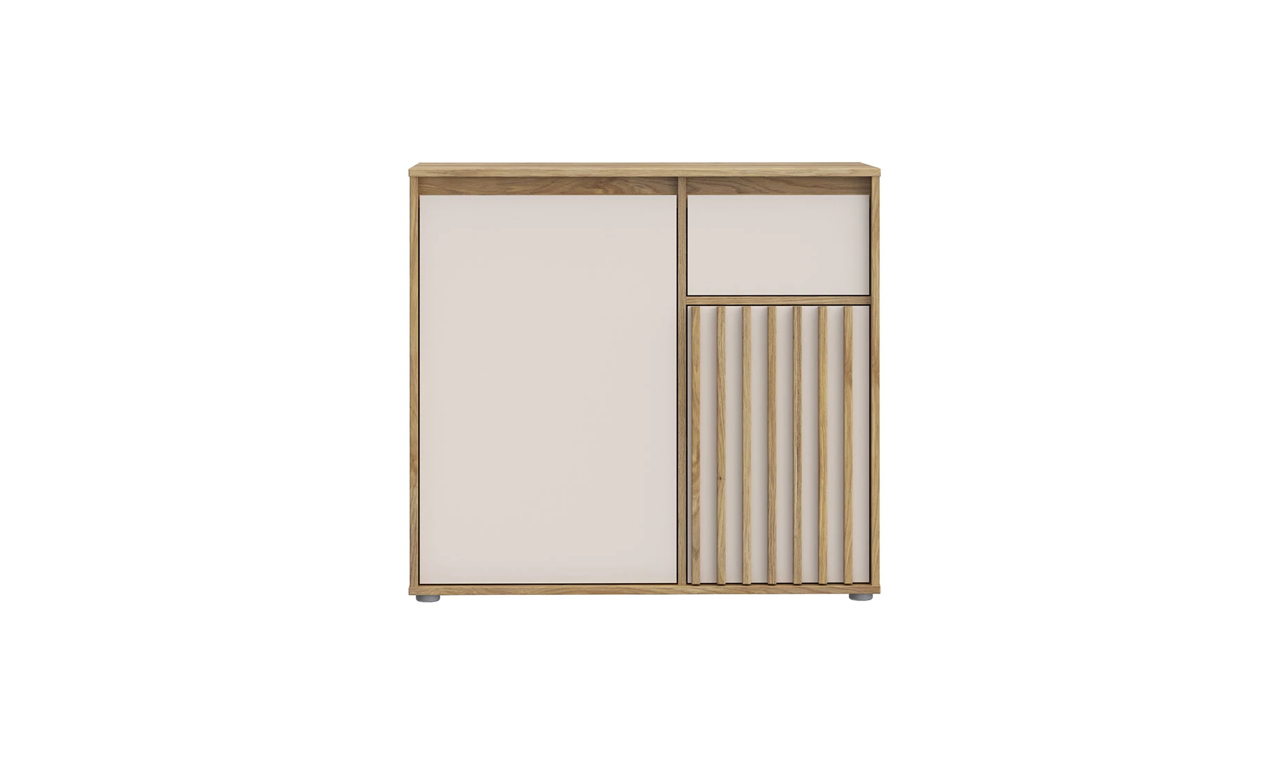 Eliston komoda 2 vrata + 1 fioka 89x41,5x81,7 cm pesak/mauvella hrast
