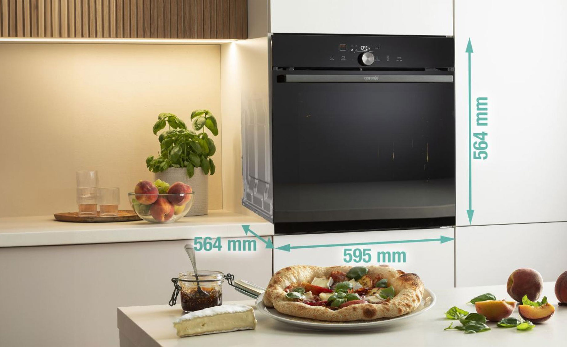 Gorenje GO66E PIZZA350C ugradna rerna