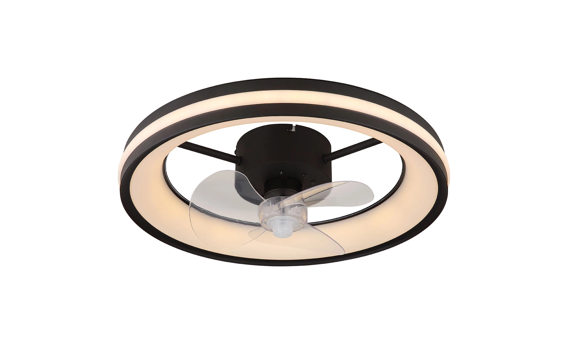 Ventilator Gatian LED crni