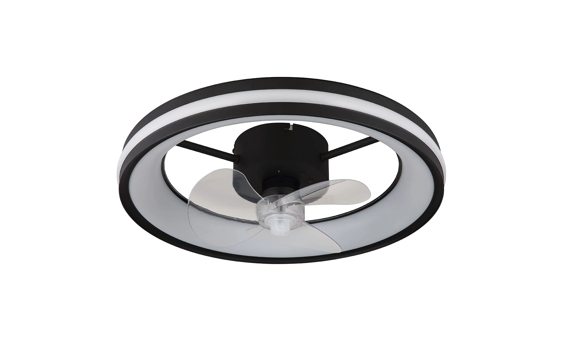 Ventilator Gatian LED crni