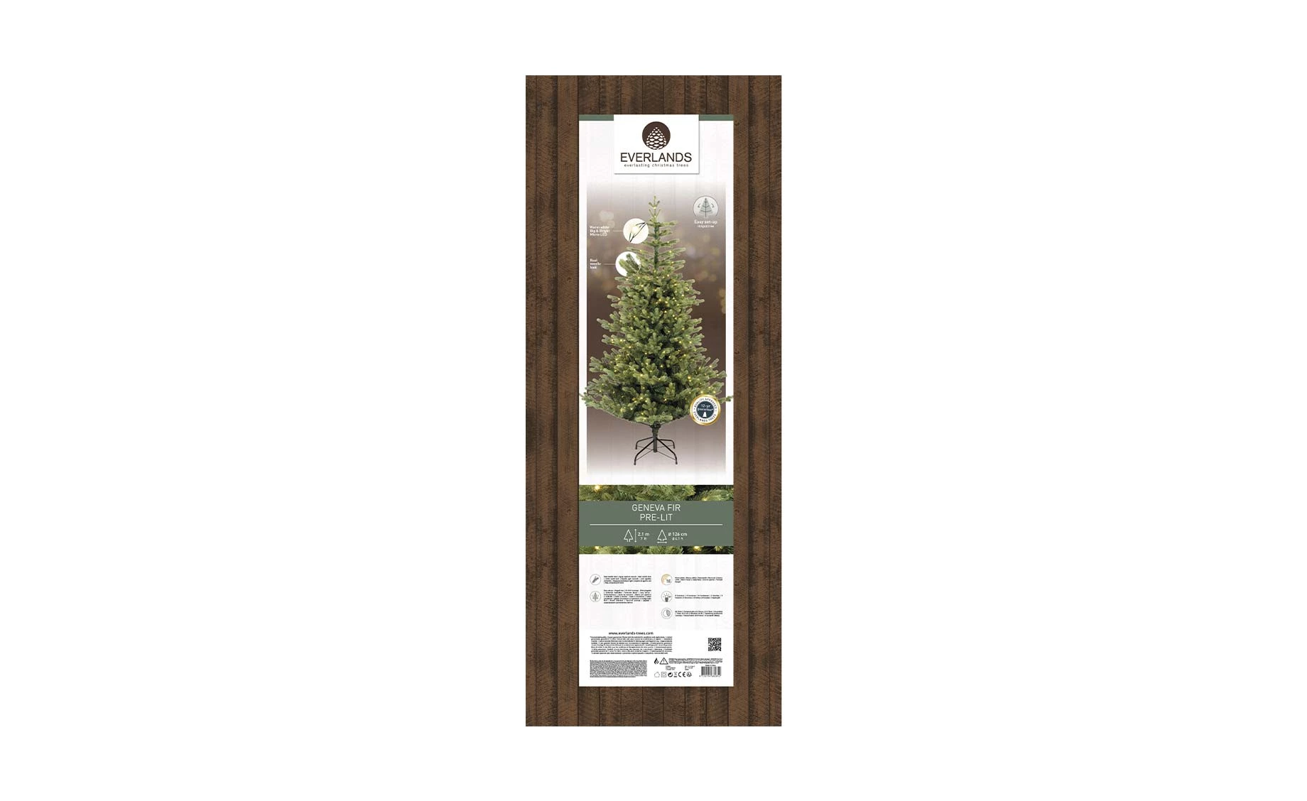 Novogodišnja jelka geneva Geneva 3D 540LED 210cm