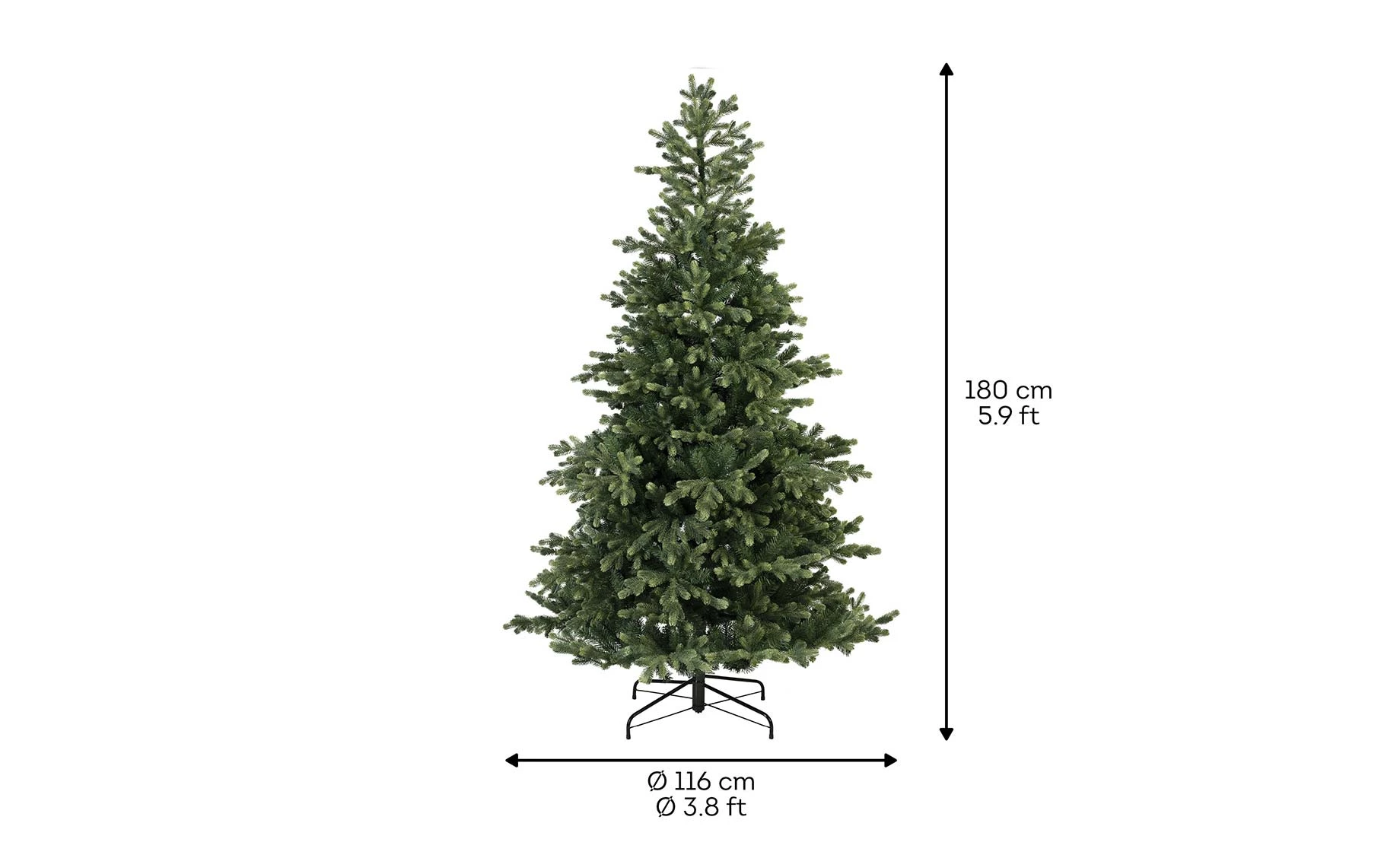 Novogodišnja jelka Geneva 3D 180cm