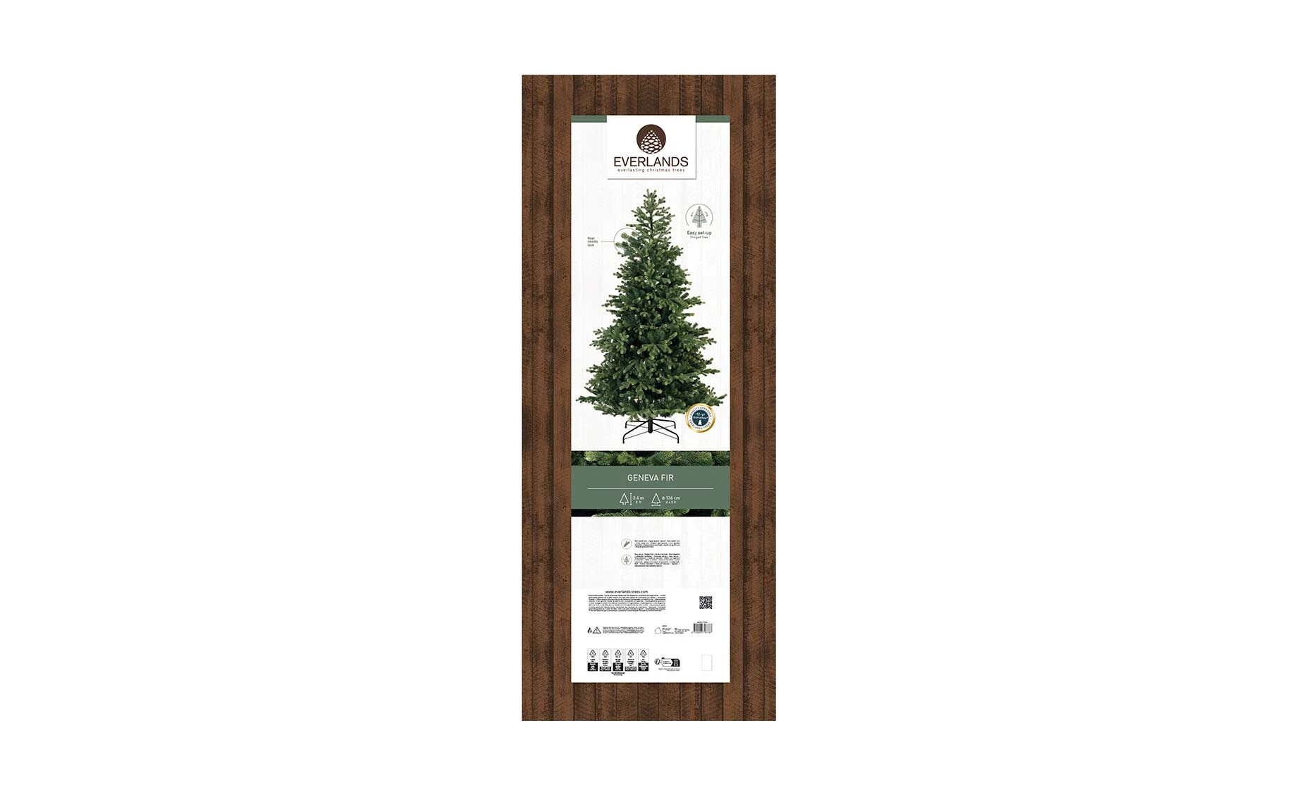 Novogodišnja jelka Geneva 3D 240cm