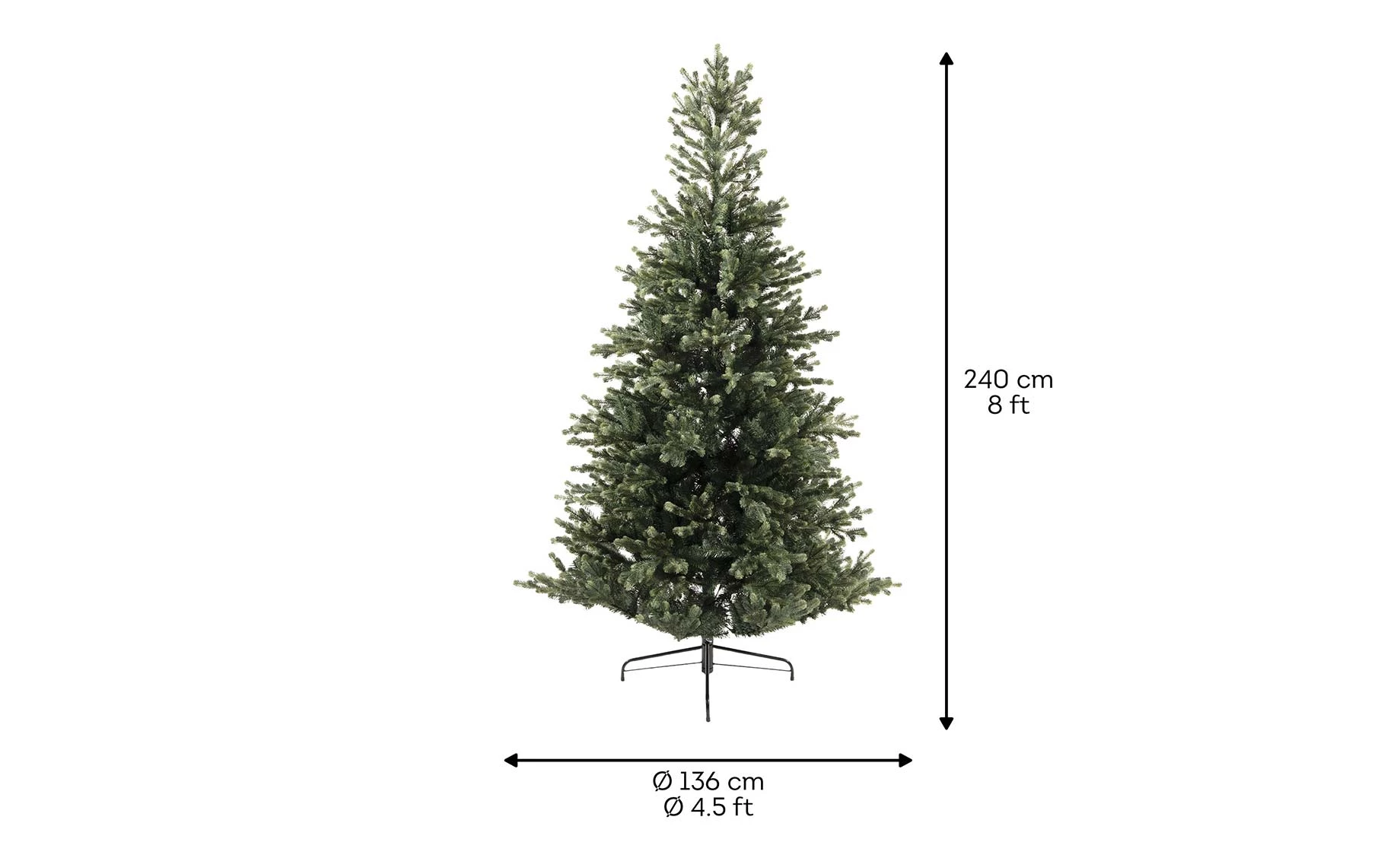 Novogodišnja jelka Geneva 3D 240cm