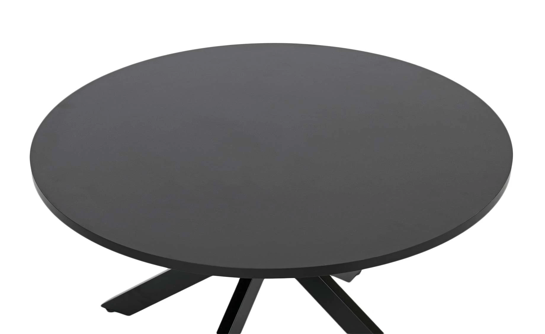 Tallis klub sto D70x40,5 crna / crni metal