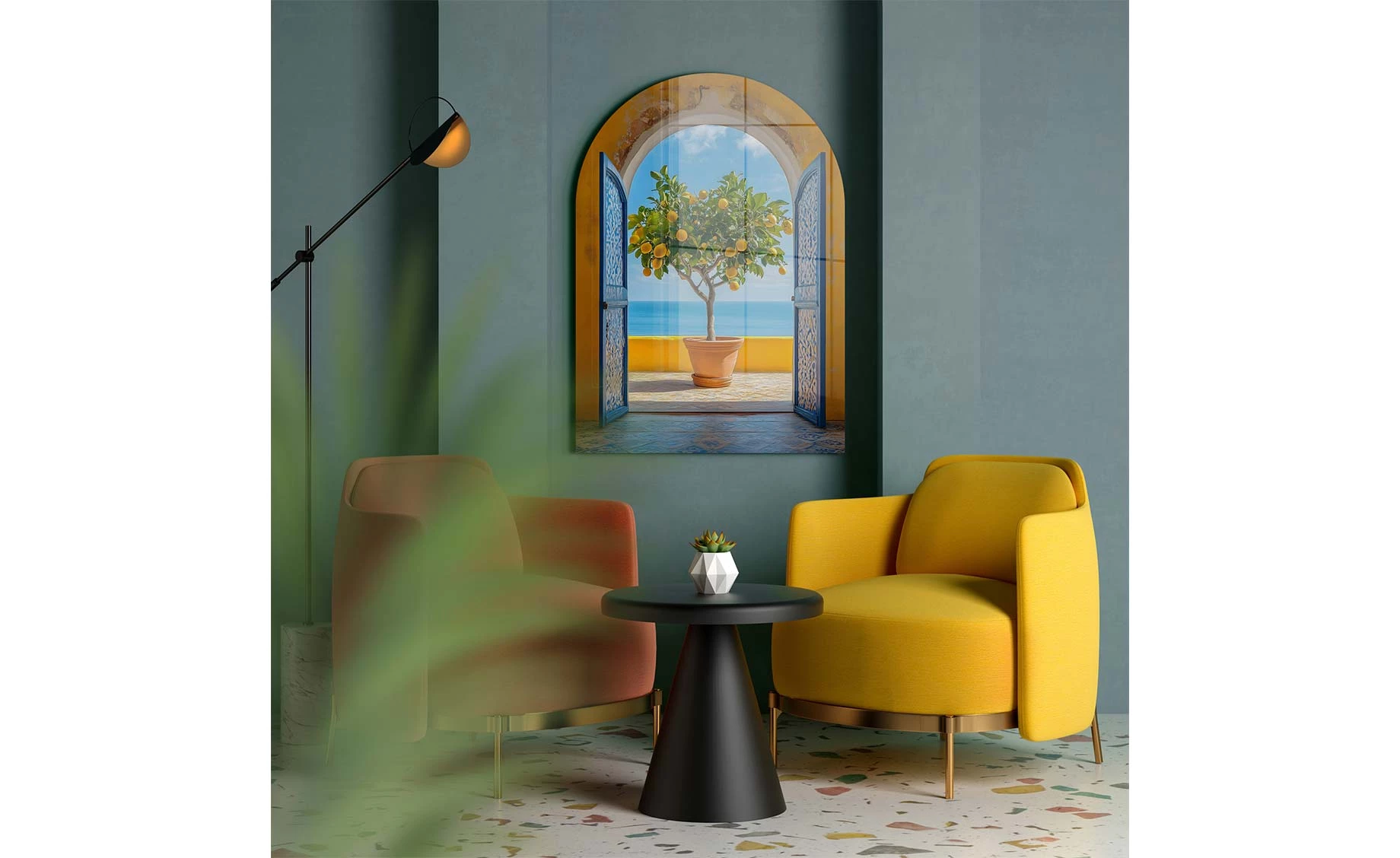 Slika staklo Manarola 70x100cm