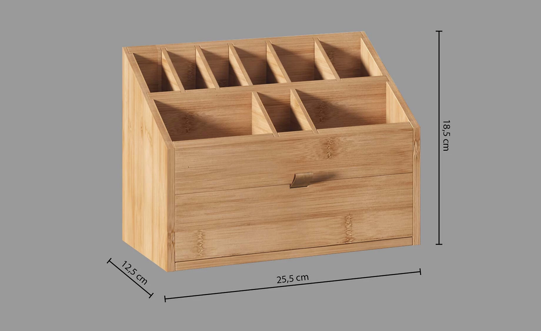 Organizator sa 9 pregrada i 1 fiokom Woody natur