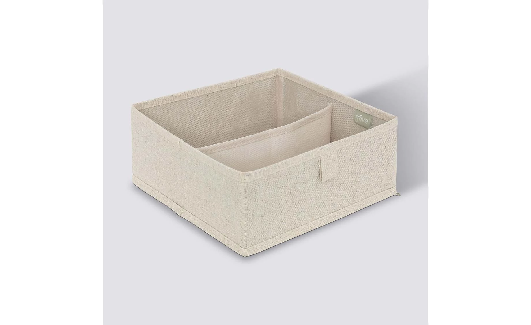 Organizator sa 2 pregrade Vanilla 23,8x24,5x10,2cm bež