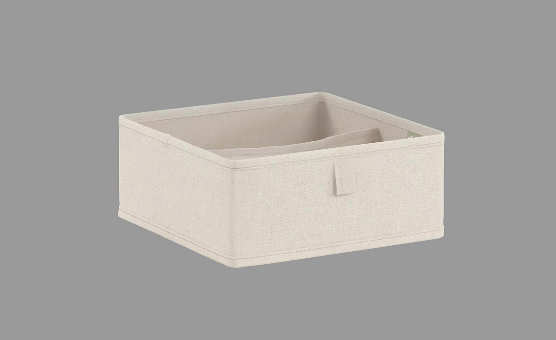 Organizator sa 2 pregrade Vanilla 23,8x24,5x10,2cm bež