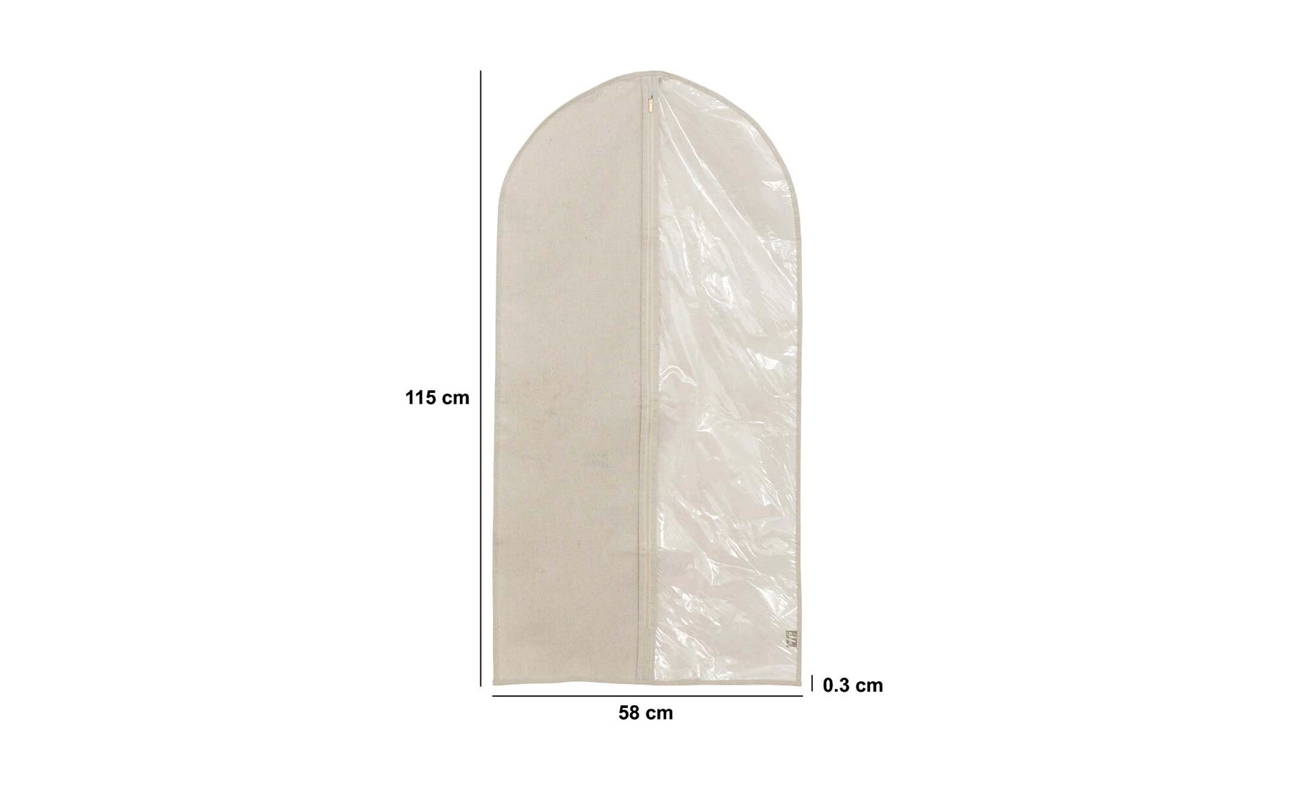 Navlaka za odeću Vanilla 58x115cm bež