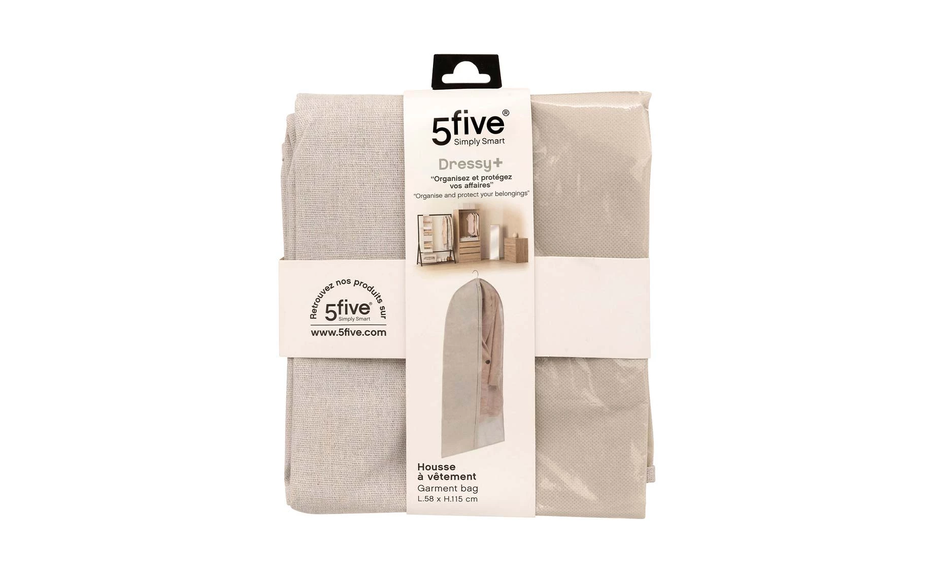 Navlaka za odeću Vanilla 58x115cm bež