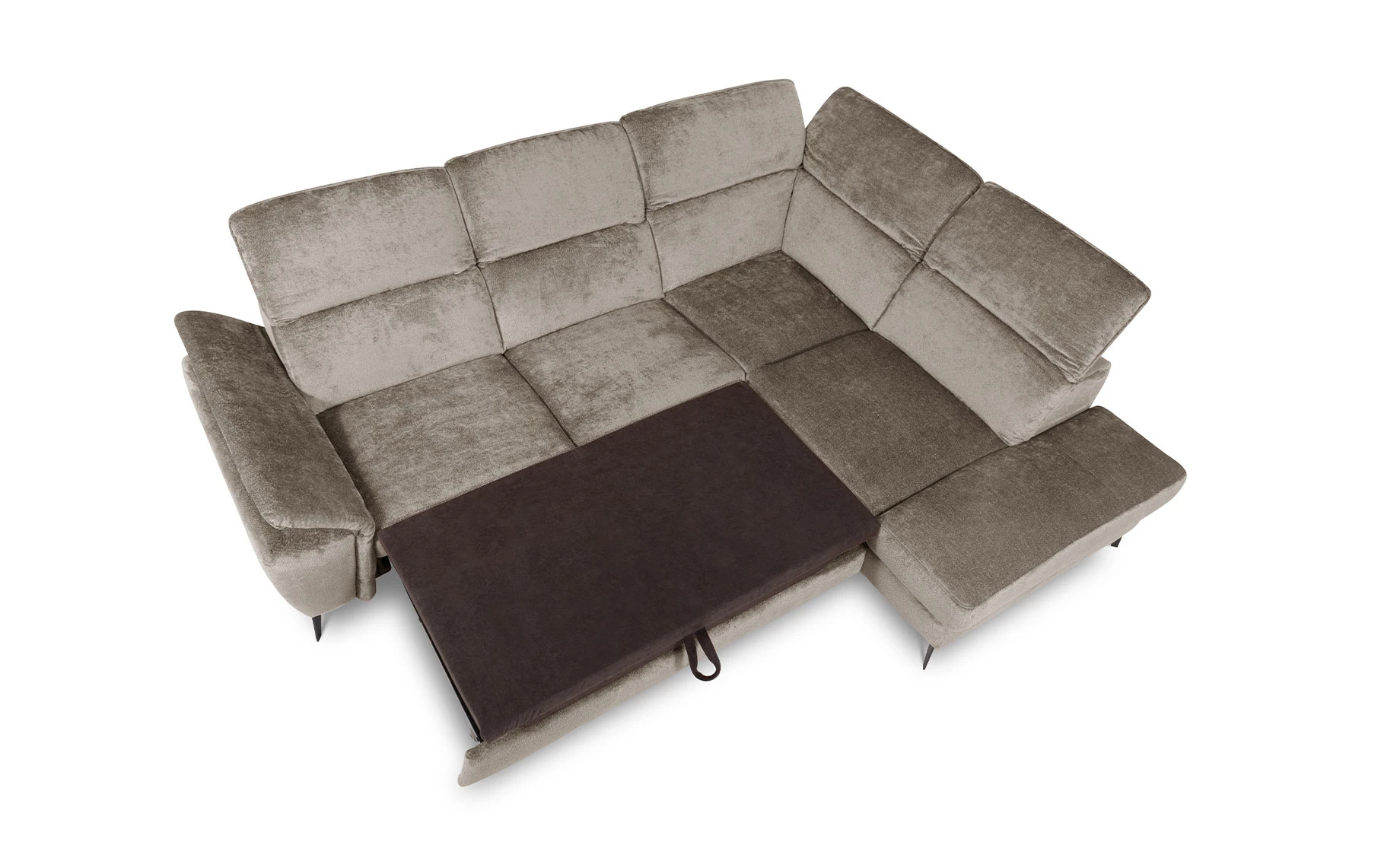 Sintra ugaona garnitura sa ležajem 270x212x75/98 cm bež desna