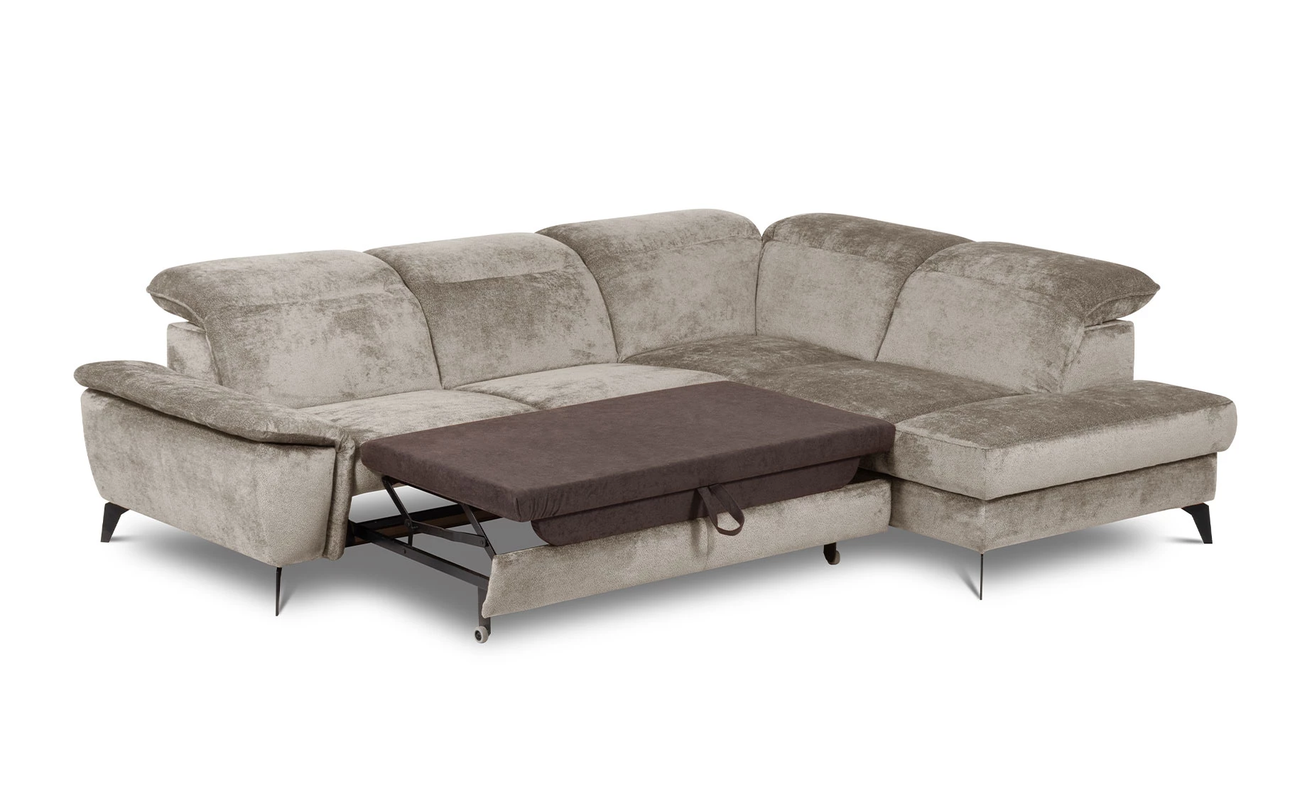 Sintra ugaona garnitura sa ležajem 270x212x75/98 cm bež desna