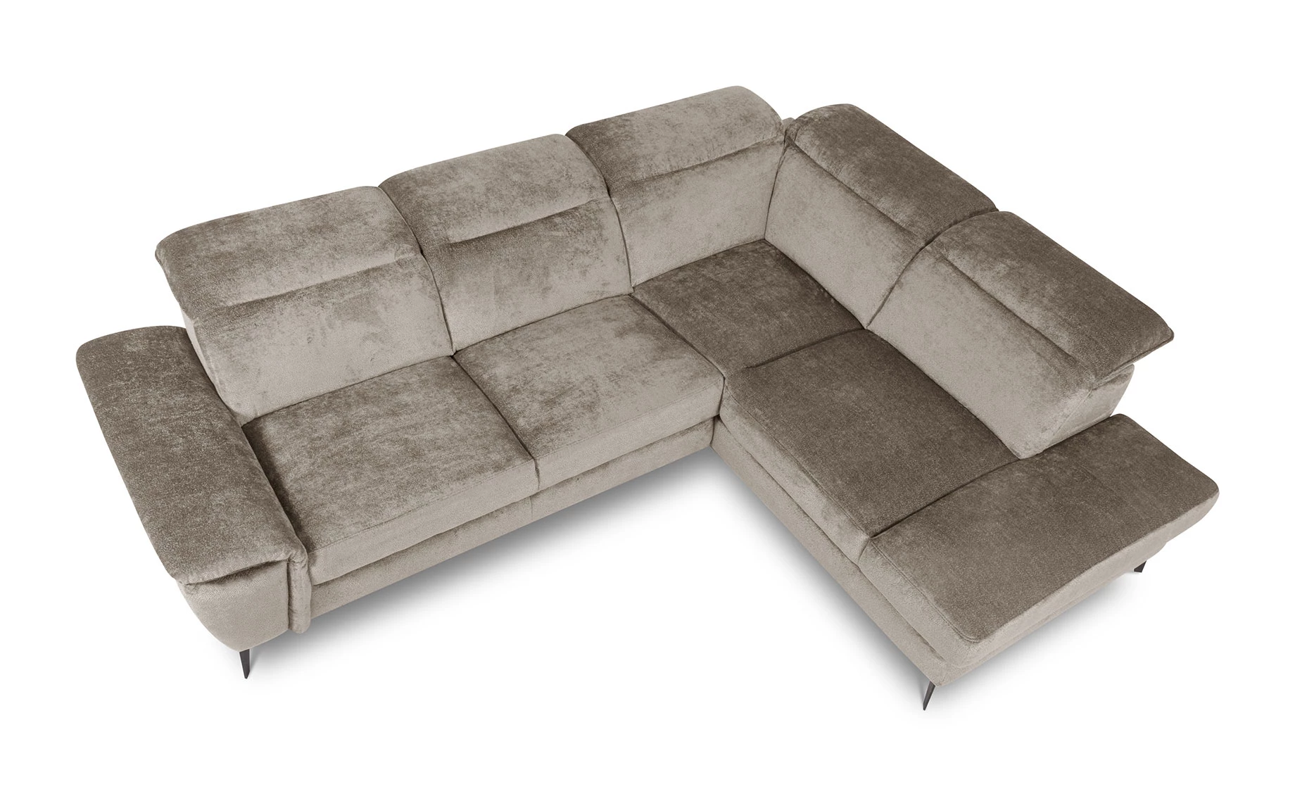 Sintra ugaona garnitura sa ležajem 270x212x75/98 cm bež desna