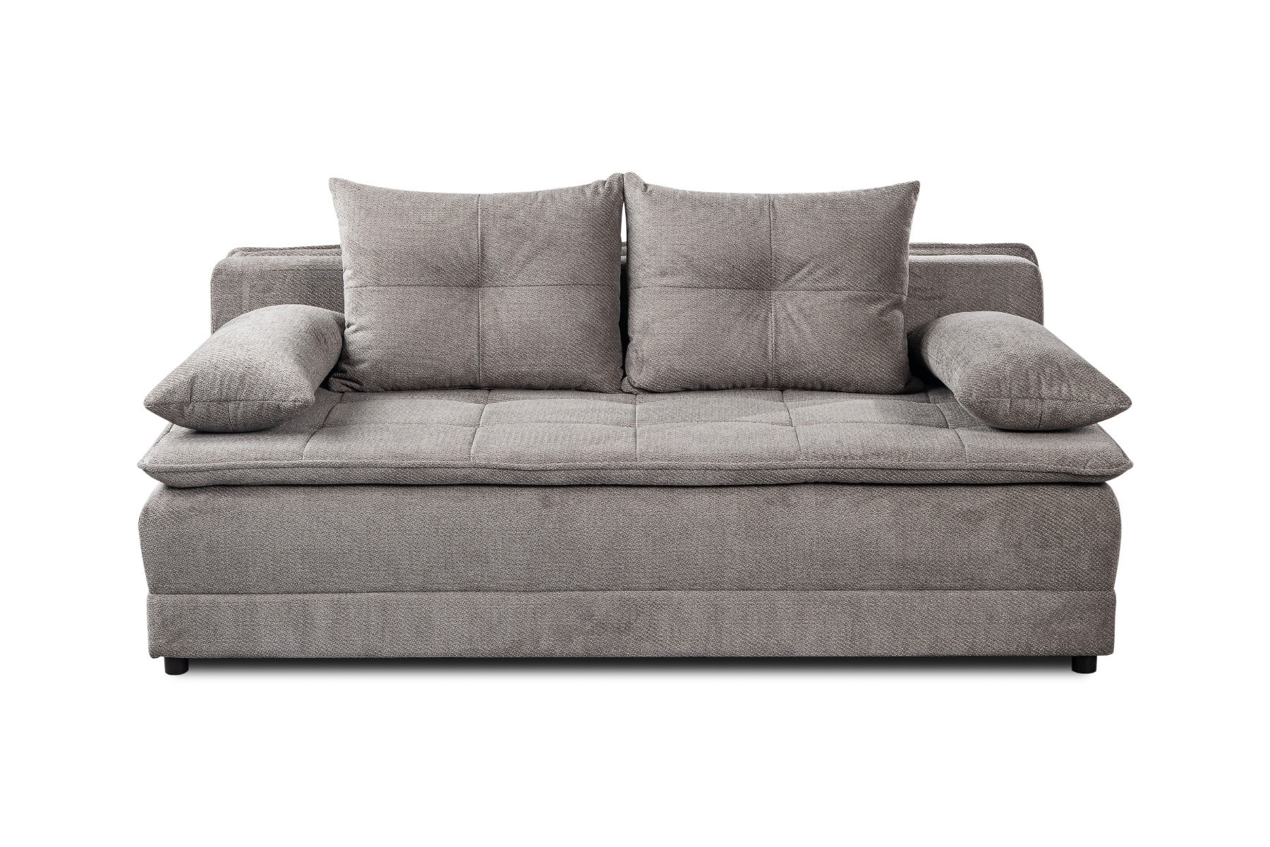 Diori trosed sa ležajem i prostorom za odlaganje 203x106x74/90 cm siva