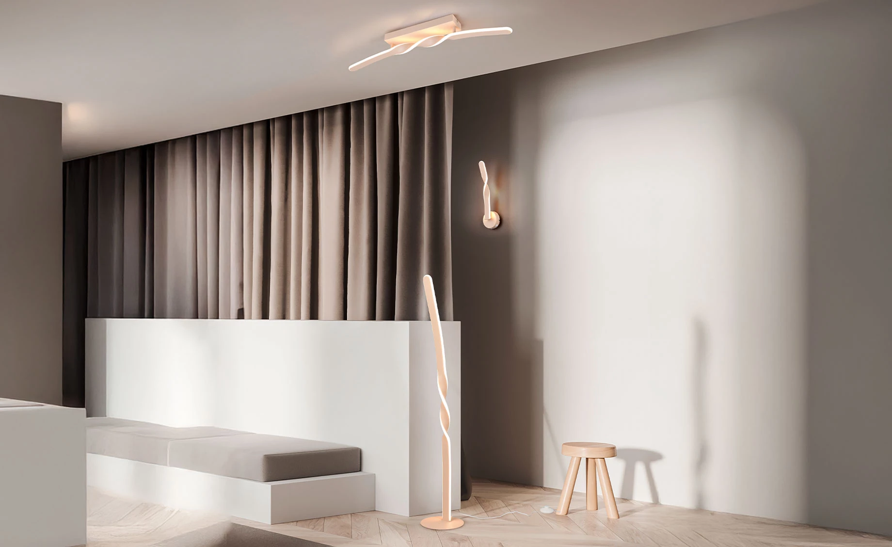 Stropna lampa Ginko LED