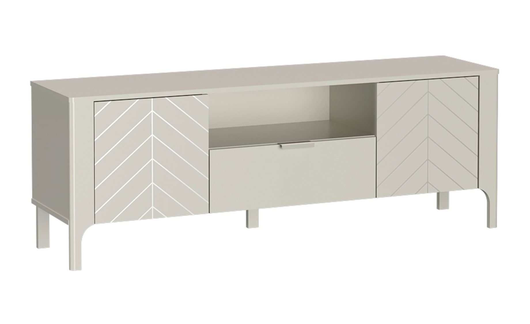 Malumi tv komoda 2 vrata + 1 fioka 160x39x57 cm kašmir