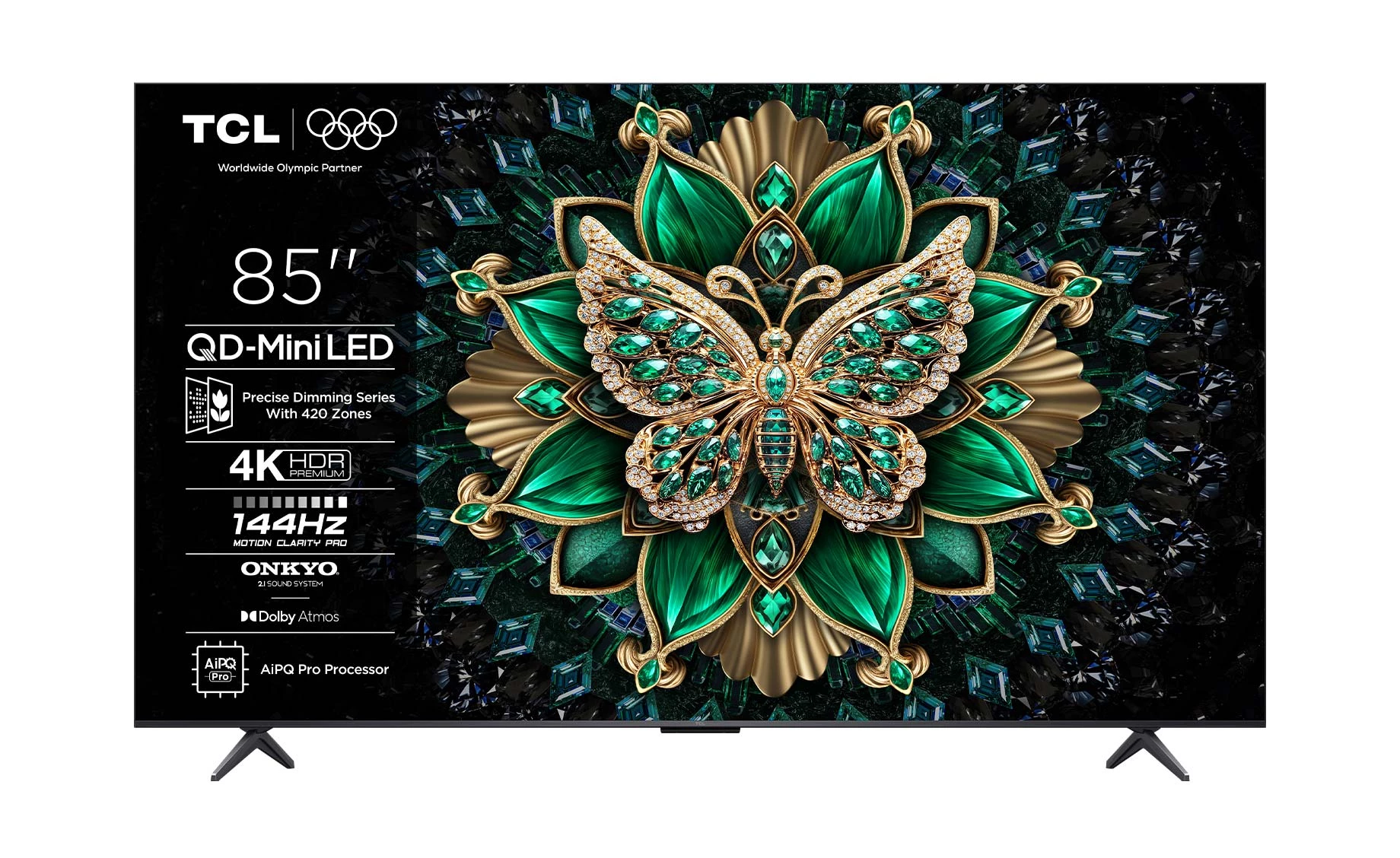 TCL 85C6K (85"/215cm) 4K UHD mini LED Google Smart TV