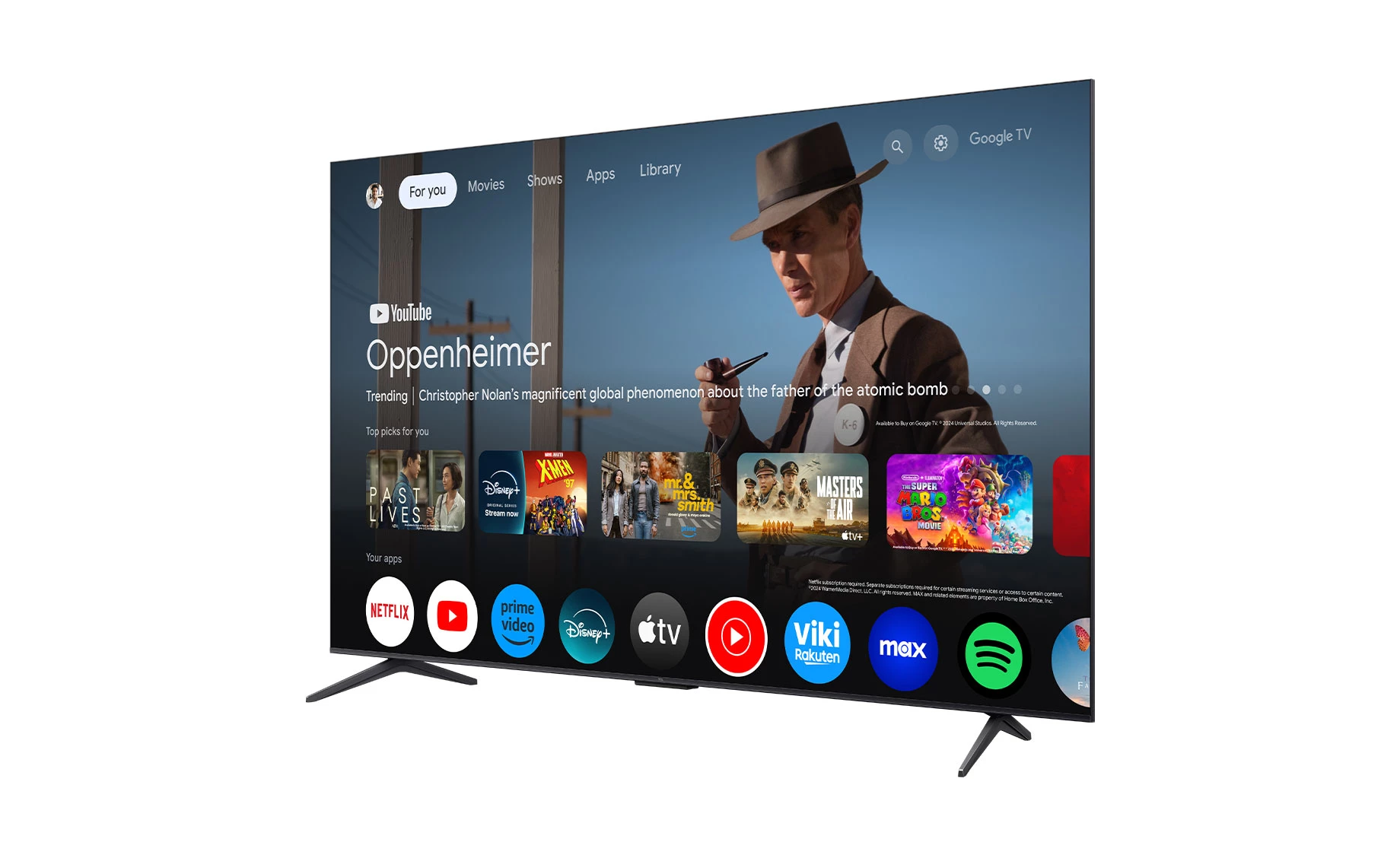 TCL 85C6K (85"/215cm) 4K UHD mini LED Google Smart TV