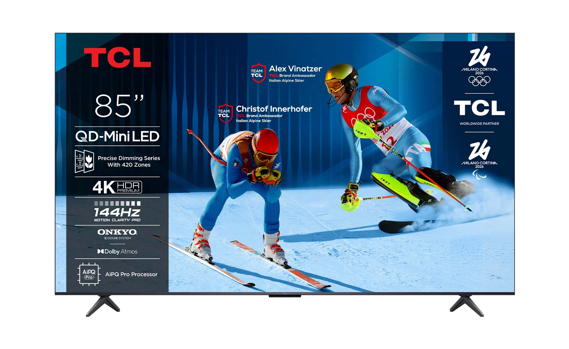 TCL 85C6K (85"/215cm) 4K UHD mini LED Google Smart TV