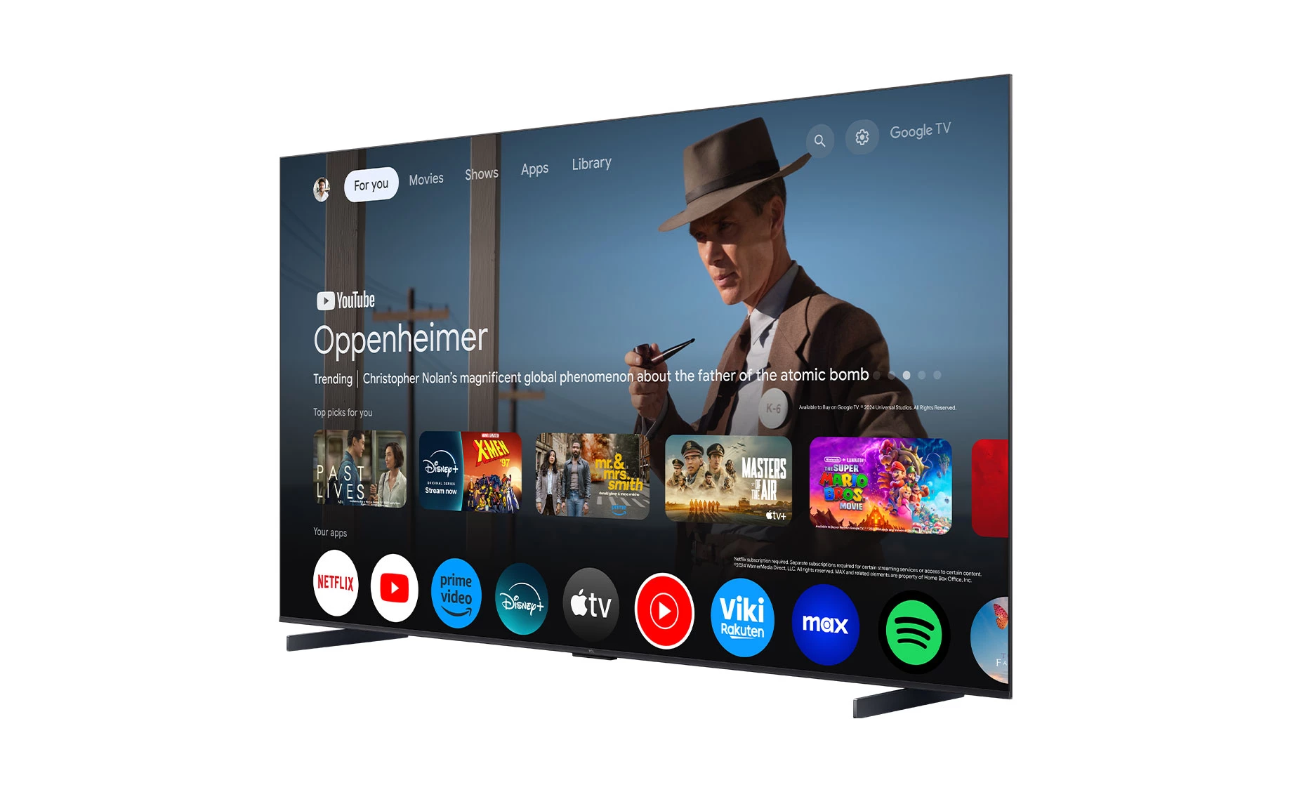 TCL 98C6K 98" (249cm) 4K UHD QD MiniLed Google